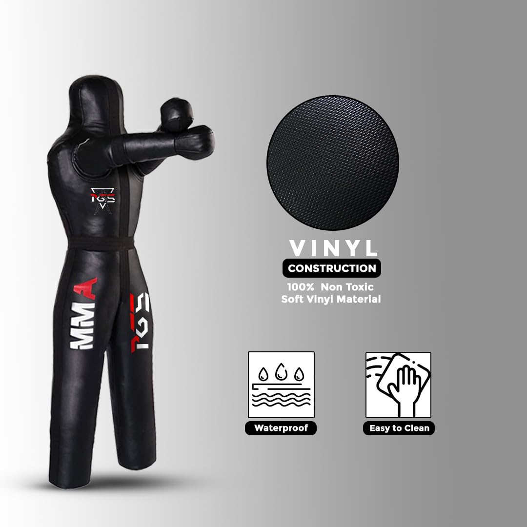 PGS Leather Grappling Dummy for Judo Karate Jiu Jitsu